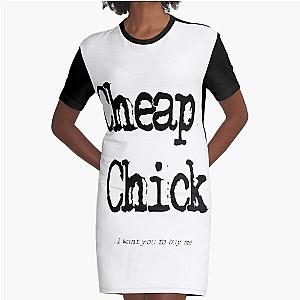 Cheap Trick adjustment Graphic T-Shirt Dress