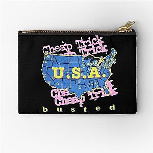 cheap trick usa busted Zipper Pouch