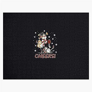 Cheer Christmas Wine Jigsaw Puzzle