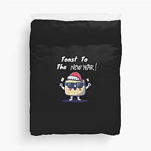 Toast to the New Year NYE Party Cheers Holiday Duvet Cover