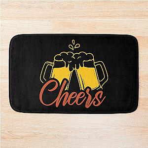 Cheers for Beer Lovers Bath Mat
