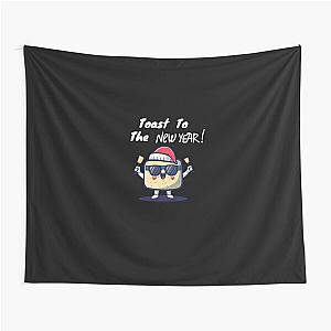 Toast to the New Year's Eve Party Holiday Tapestry