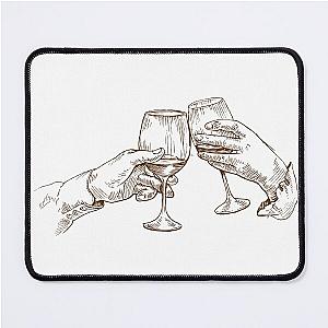 Cheers Wine Mouse Pad