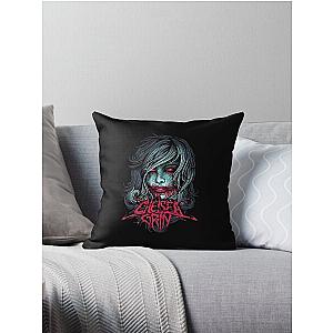 Chelsea Grin Merch New Girl Face Throw Pillow