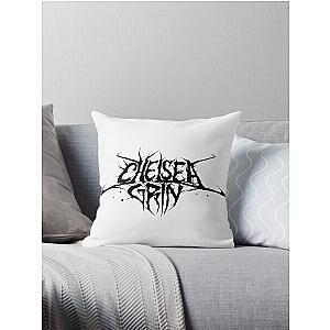 CHELSEA GRIN LOGO Throw Pillow