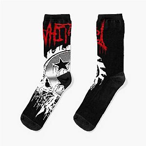 Gift For Men Grindcore Chelsea Grin Light Blue Vintage Photograp Socks