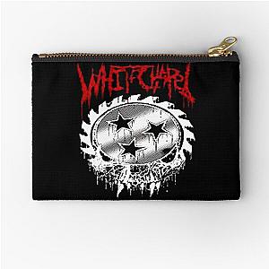 Gift For Men Grindcore Chelsea Grin Light Blue Vintage Photograp Zipper Pouch