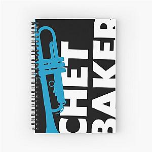 Chet Baker Poster Spiral Notebook