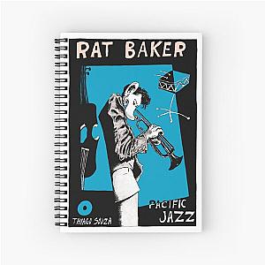 chet baker jazz rat Spiral Notebook