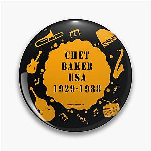 Chet Baker USA 1929 1988 Instruments Pin