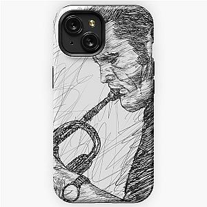 CHET BAKER ink portrait .1 iPhone Tough Case