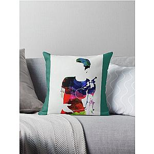 chet baker watercolor naxart studio	 Throw Pillow