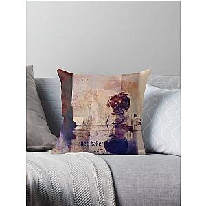 Chet Baker plays jazz Throw Pillow