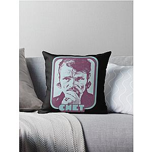 Chet Baker  Jazz Music Lover Fan Design Throw Pillow