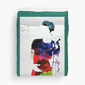 chet baker watercolor naxart studio	 Duvet Cover