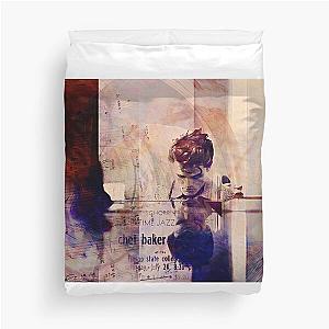 Chet Baker plays jazz Duvet Cover