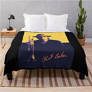 Chet Baker Poster Throw Blanket