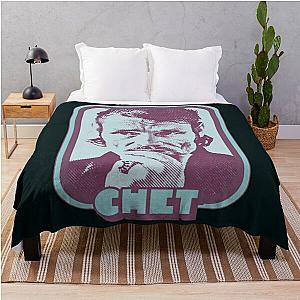 Chet Baker  Jazz Music Lover Fan Design Throw Blanket