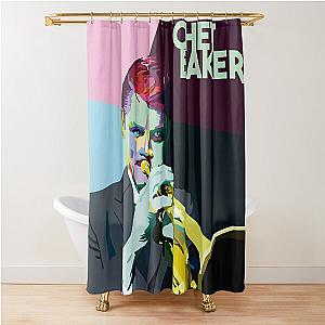 Chet Baker Jazz Shower Curtain