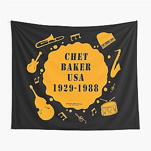 Chet Baker USA 1929 1988 Instruments Tapestry