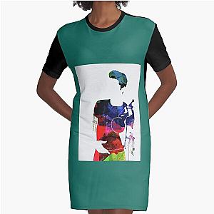 chet baker watercolor naxart studio	 Graphic T-Shirt Dress