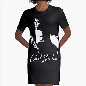 Chet Baker - Jazz Graphic T-Shirt Dress