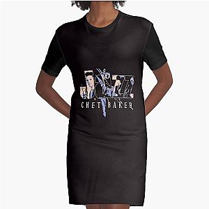 Jazz is Chet Baker Classic Graphic T-Shirt Dress