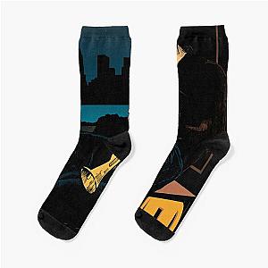 Chet Baker Jazz Poster Socks