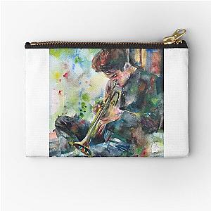 CHET BAKER watercolor portrait .1 Zipper Pouch