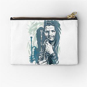 Chet Baker - An illustration by Paul Cemmick Zipper Pouch