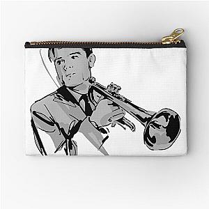 Chet Baker - jazz illustration Zipper Pouch