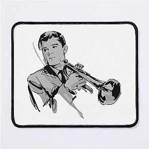 Chet Baker - jazz illustration Mouse Pad