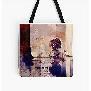 Chet Baker plays jazz All Over Print Tote Bag