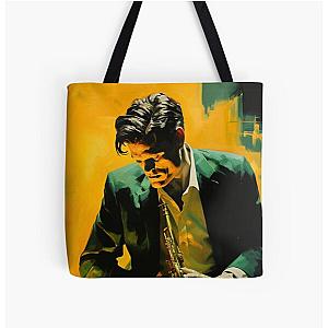 Drawing Chet Baker All Over Print Tote Bag