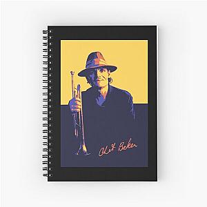 Chet Baker Poster Spiral Notebook