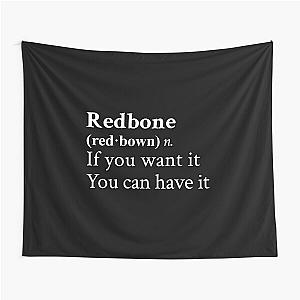 Redbone by Childish Gambino Motivational Quote Black Tapestry