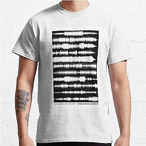 Childish Gambino "Awaken, My Love!" Minimalist Waveform Poster Classic T-Shirt