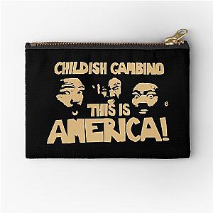 Childish Gambino Merch Childish Gambino This Is America Tour Zipper Pouch