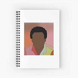 childish gambino because the internet outline  Spiral Notebook