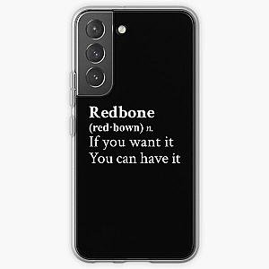 Redbone by Childish Gambino Motivational Quote Black Samsung Galaxy Soft Case RB1211