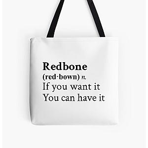 Redbone by Childish Gambino Motivational Quote All Over Print Tote Bag RB1211