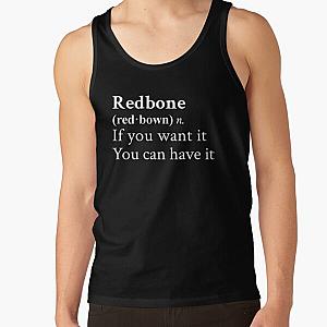 Redbone by Childish Gambino Motivational Quote Black Tank Top RB1211