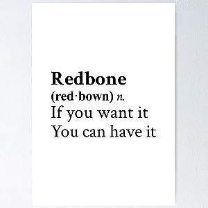 Redbone by Childish Gambino Motivational Quote Poster RB1211