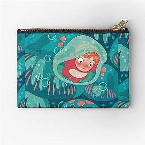 Ponyo Zipper Pouch with Bubbles