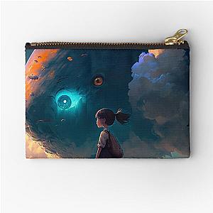 Anime World of Imagination and Adventure Zipper Pouch