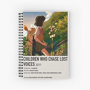 Children Who Chase Lost Voices Anime Spiral Notebook