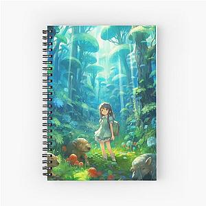 Beautiful Forest Anime Spiral Notebook