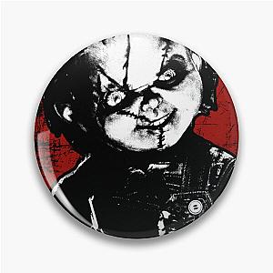 Child's Play Chucky Distressed Portrait  Pin