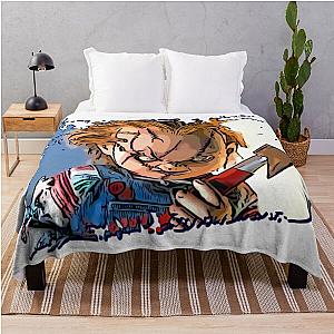 Chucky Child's Play doll Throw Blanket