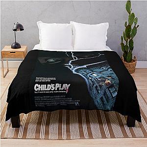 Child's Play Movie Poster Throw Blanket